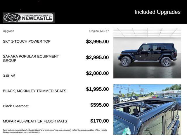 new 2025 Jeep Wrangler car, priced at $49,620