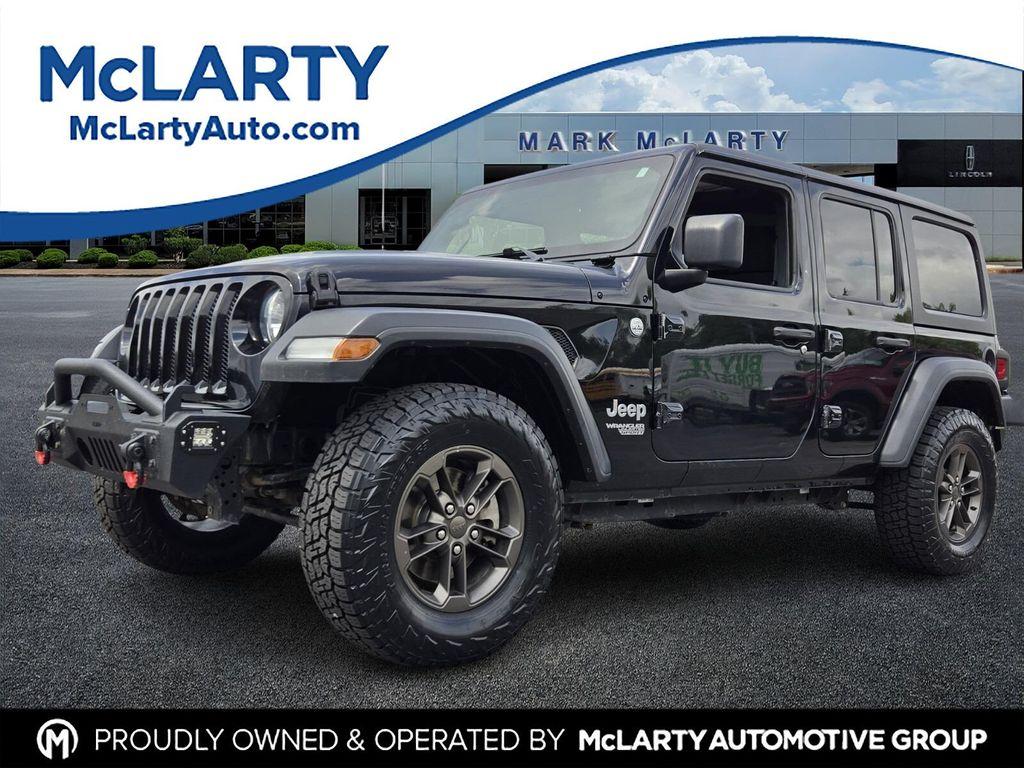used 2021 Jeep Wrangler Unlimited car, priced at $22,955