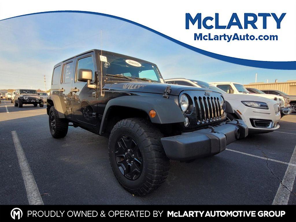 used 2015 Jeep Wrangler Unlimited car, priced at $17,467