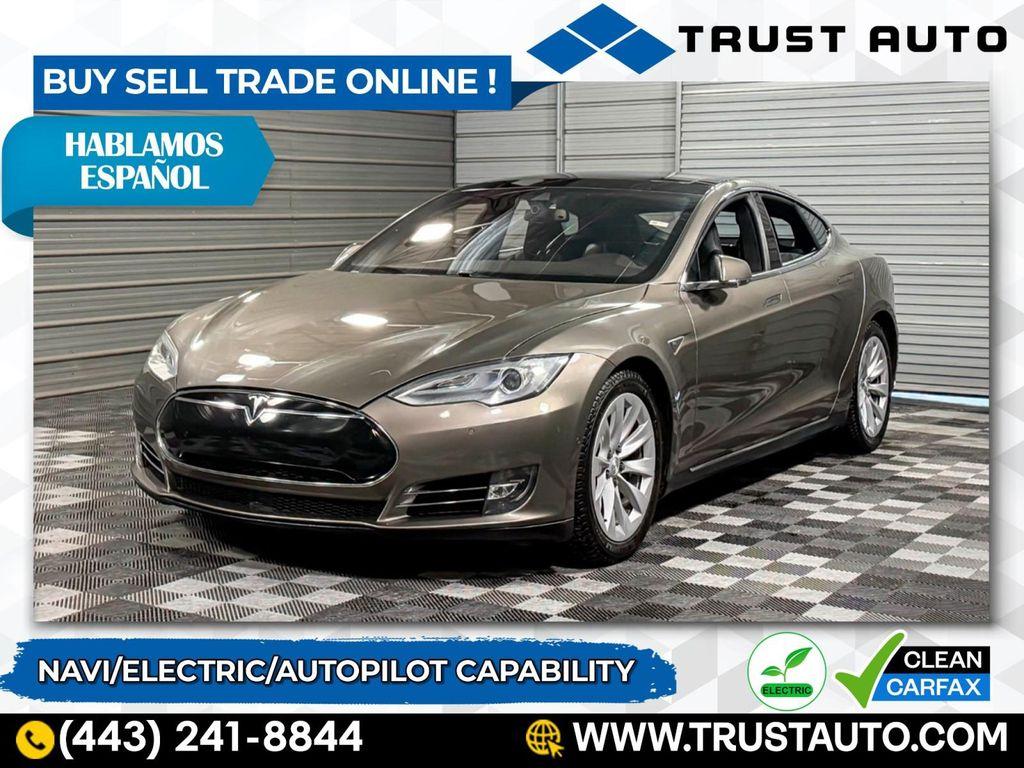used 2015 Tesla Model S car, priced at $13,595