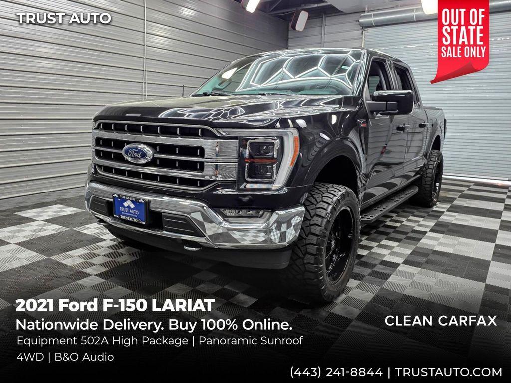 used 2021 Ford F-150 car, priced at $39,195