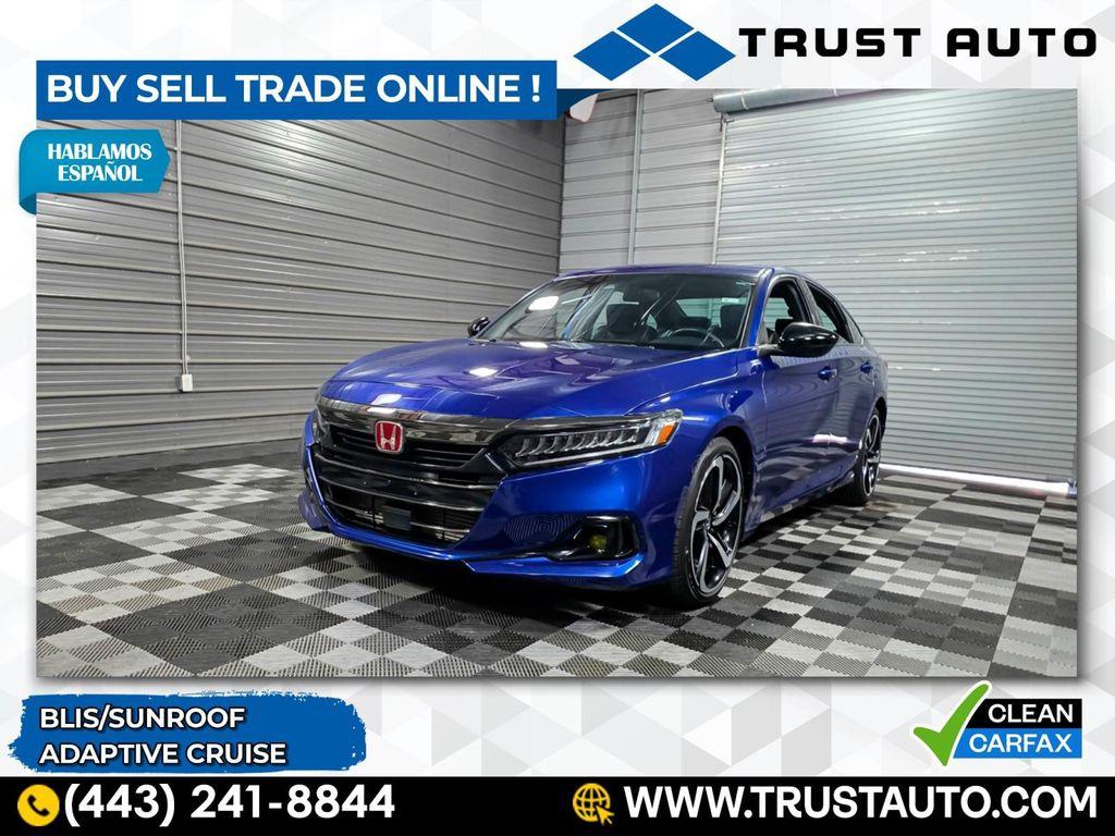 used 2021 Honda Accord car, priced at $27,595