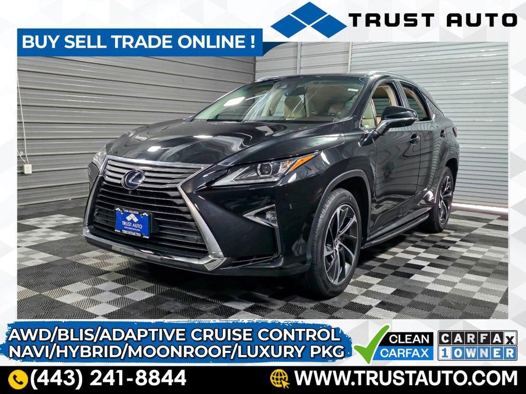 used 2018 Lexus RX 450h car, priced at $27,595