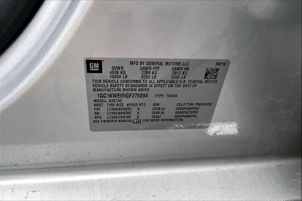 used 2016 Chevrolet Silverado 2500 car, priced at $42,210