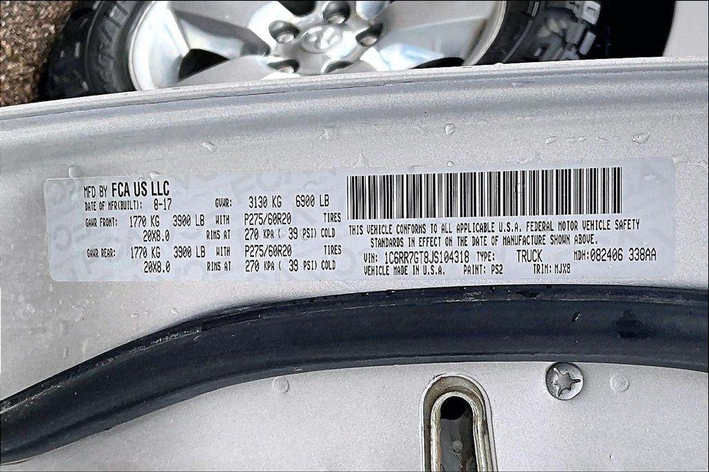 used 2018 Ram 1500 car, priced at $18,201