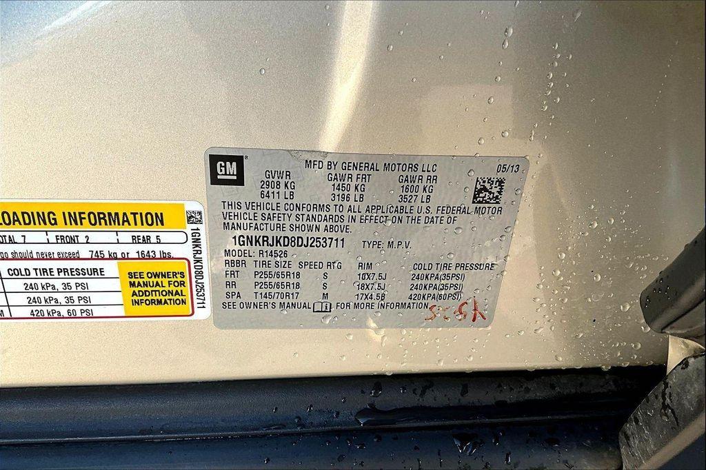 used 2013 Chevrolet Traverse car, priced at $10,562