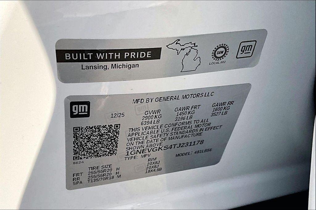 new 2026 Chevrolet Traverse car, priced at $49,755