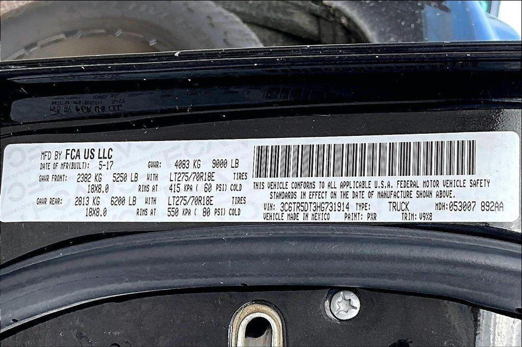 used 2017 Ram 2500 car, priced at $21,780