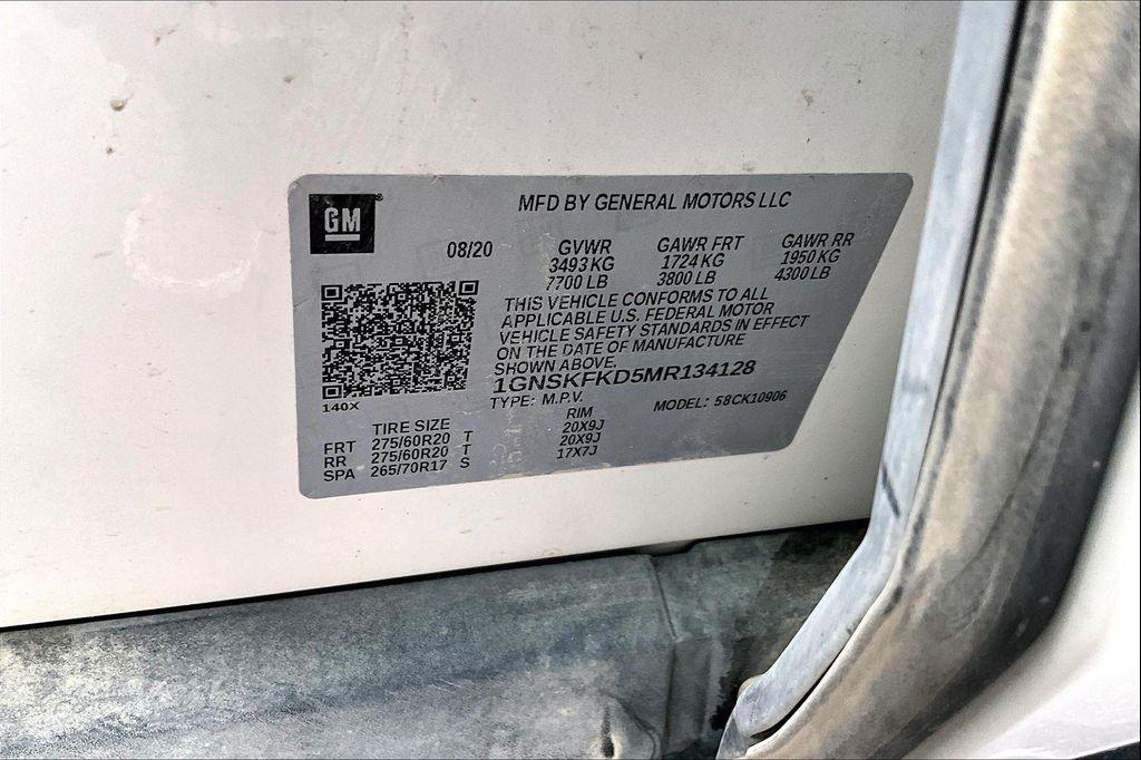 used 2021 Chevrolet Suburban car, priced at $41,830