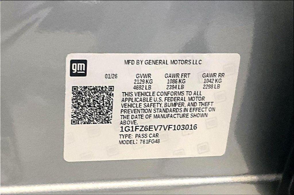 new 2027 Chevrolet Bolt car, priced at $33,694