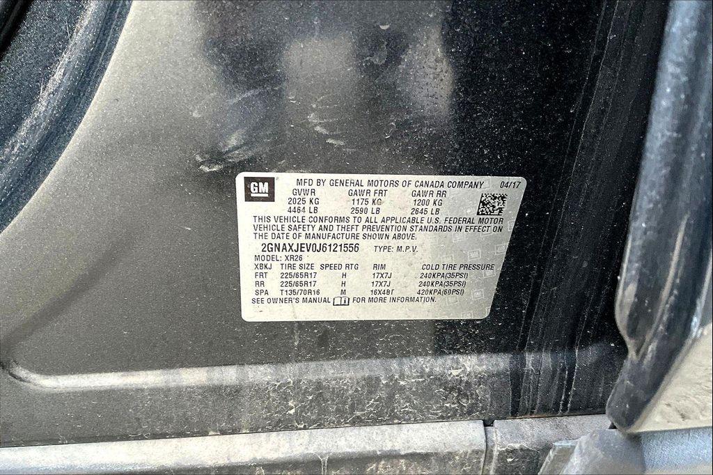 used 2018 Chevrolet Equinox car, priced at $13,893