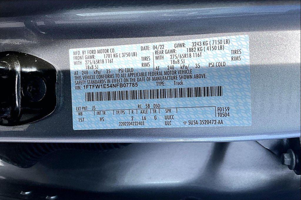 used 2022 Ford F-150 car, priced at $47,423