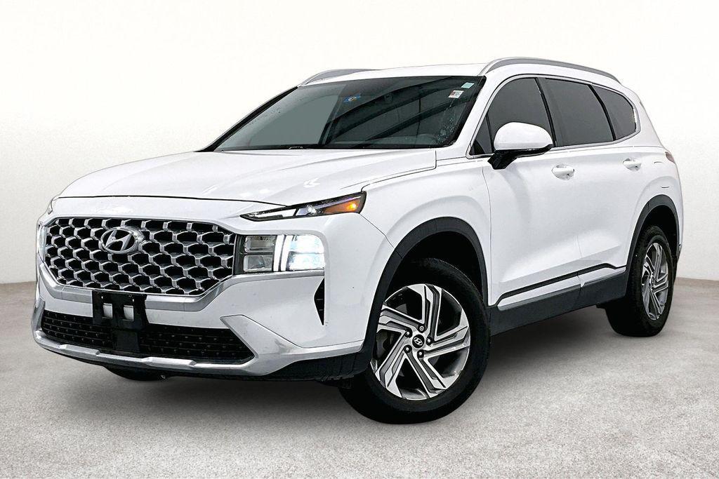 used 2021 Hyundai Santa Fe car, priced at $18,000