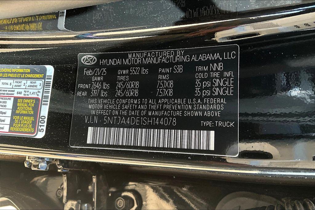 new 2025 Hyundai SANTA CRUZ car, priced at $27,505