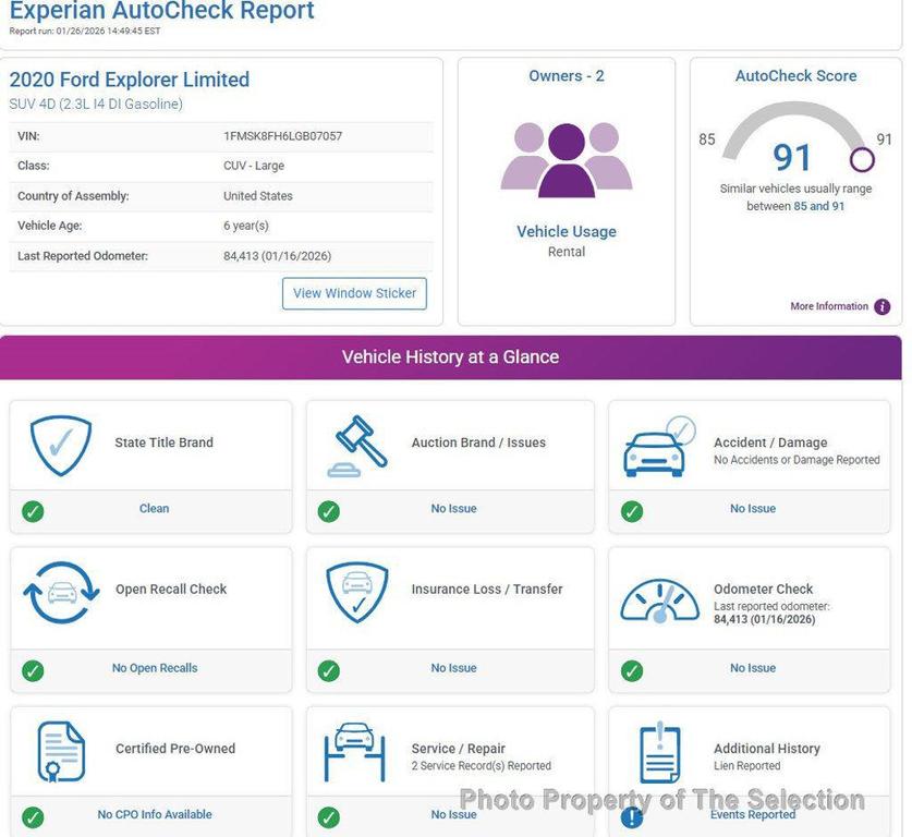 used 2020 Ford Explorer car, priced at $22,100