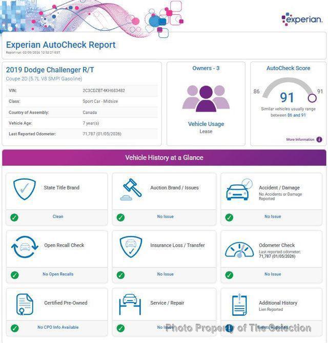 used 2019 Dodge Challenger car, priced at $20,900