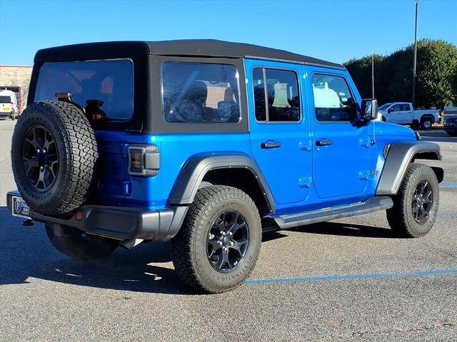 used 2021 Jeep Wrangler car, priced at $24,000