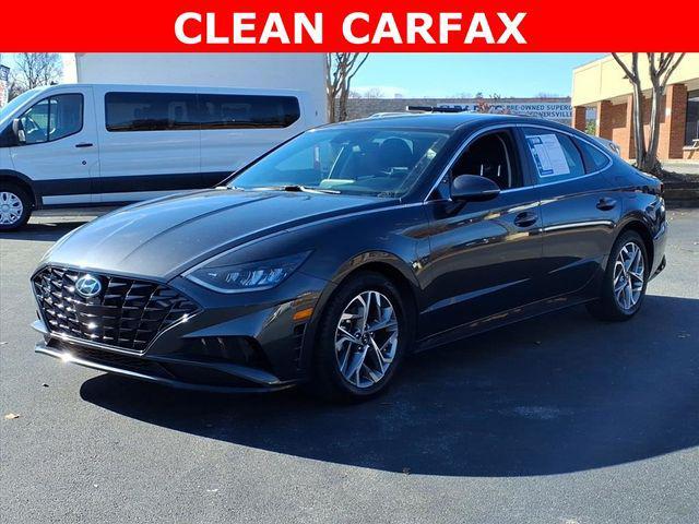 used 2021 Hyundai Sonata car, priced at $15,250