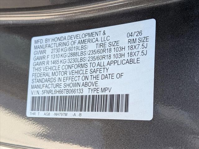 new 2026 Honda Odyssey car, priced at $44,375