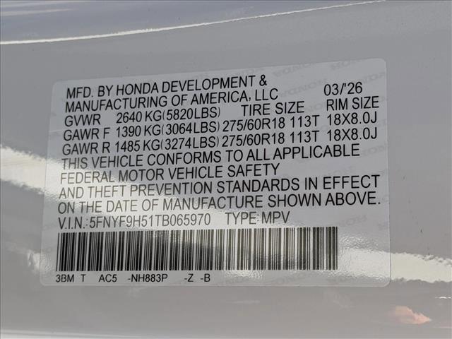 new 2026 Honda Passport car, priced at $49,784