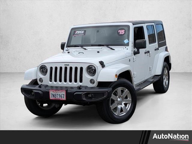 used 2015 Jeep Wrangler Unlimited car, priced at $16,040