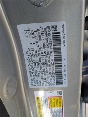 new 2026 Honda Civic car, priced at $27,890