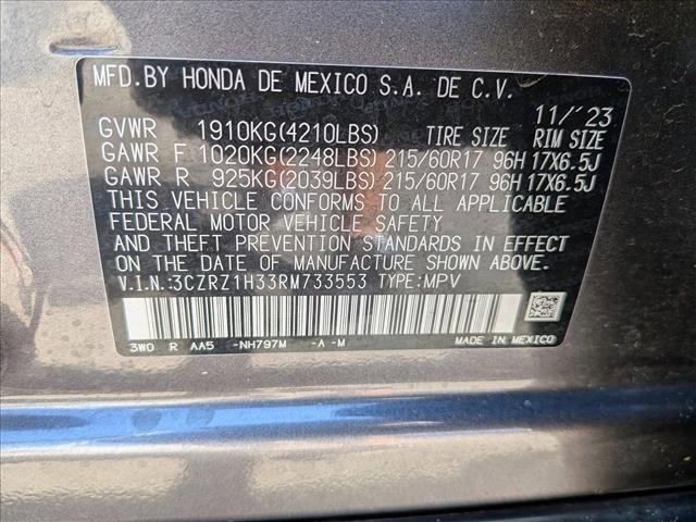 used 2024 Honda HR-V car, priced at $23,990
