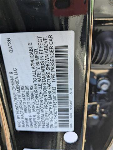 new 2026 Honda Accord car, priced at $31,890