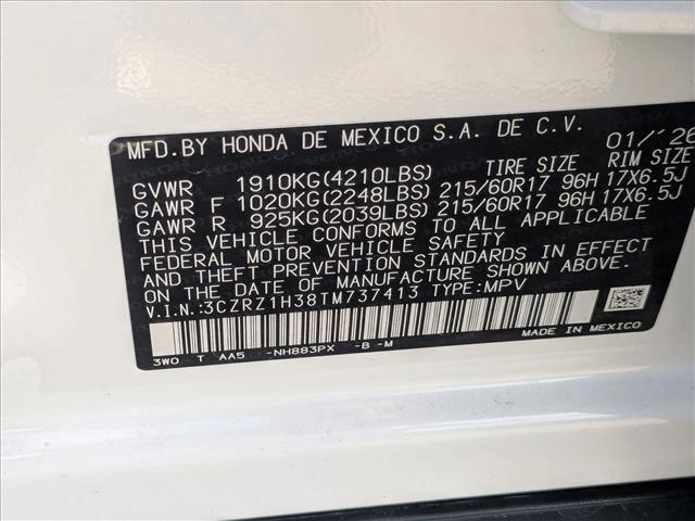 new 2026 Honda HR-V car, priced at $28,405