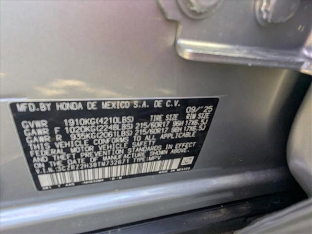 new 2026 Honda HR-V car, priced at $28,252