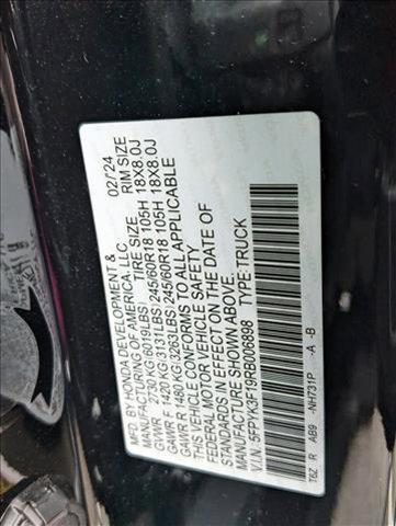 new 2024 Honda Ridgeline car, priced at $41,564