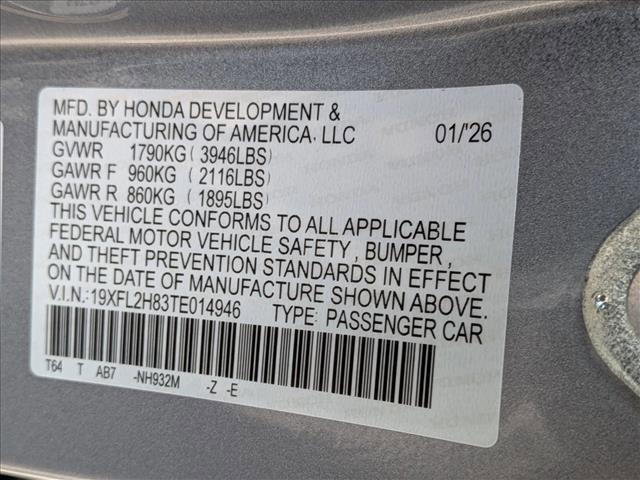new 2026 Honda Civic car, priced at $26,562