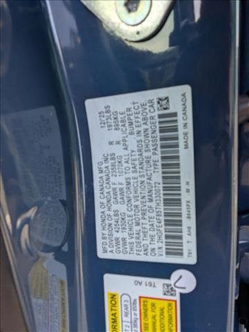 new 2026 Honda Civic Hybrid car, priced at $30,945