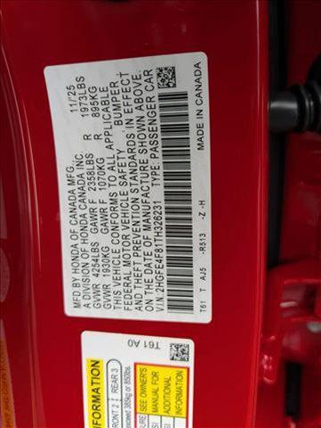 new 2026 Honda Civic Hybrid car, priced at $33,490