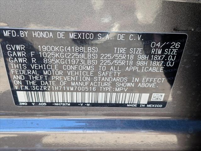 new 2027 Honda HR-V car, priced at $31,985