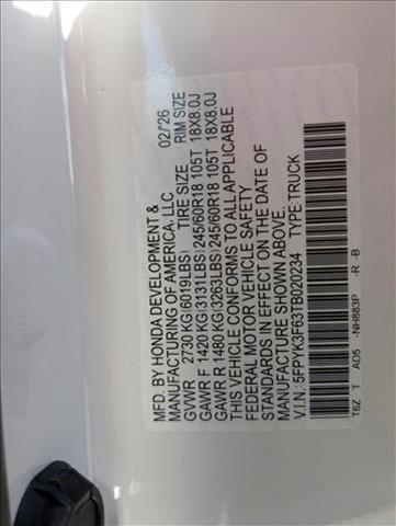 new 2026 Honda Ridgeline car, priced at $48,511