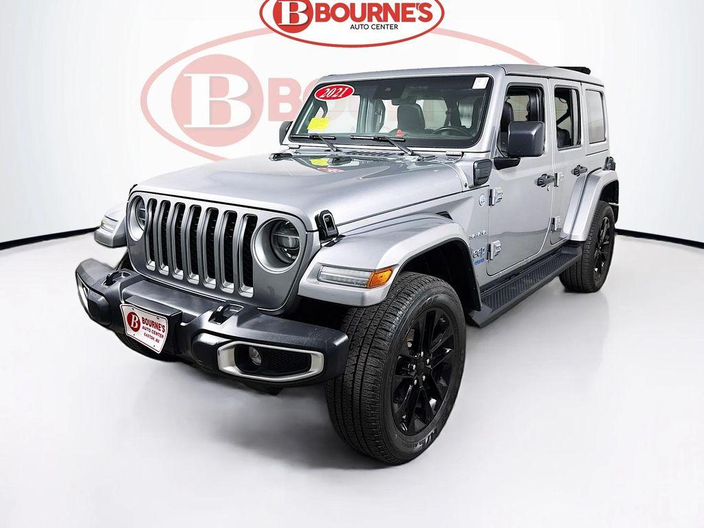 used 2021 Jeep Wrangler Unlimited 4xe car, priced at $26,490