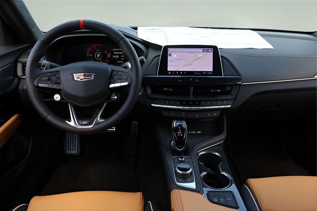 new 2026 Cadillac CT4-V car, priced at $76,195