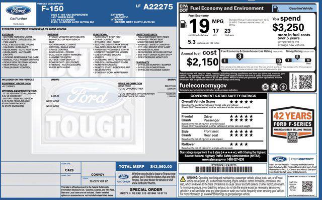 used 2020 Ford F-150 car, priced at $20,695