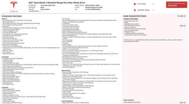 used 2021 Tesla Model 3 car, priced at $17,800