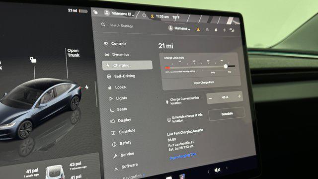 used 2025 Tesla Model 3 car, priced at $37,595