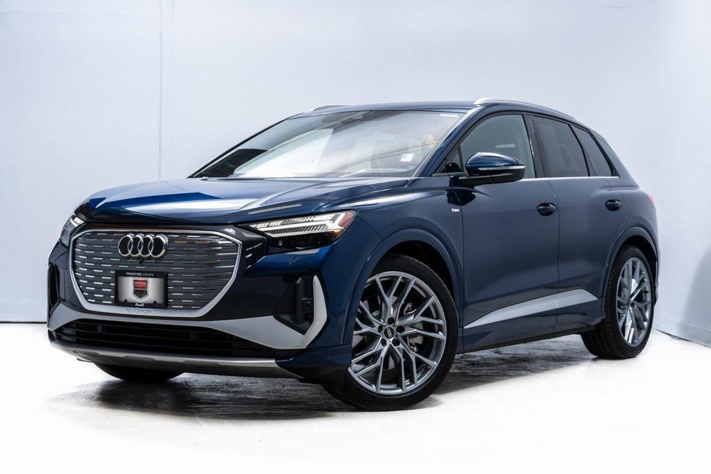 used 2025 Audi Q4 e-tron car, priced at $41,992