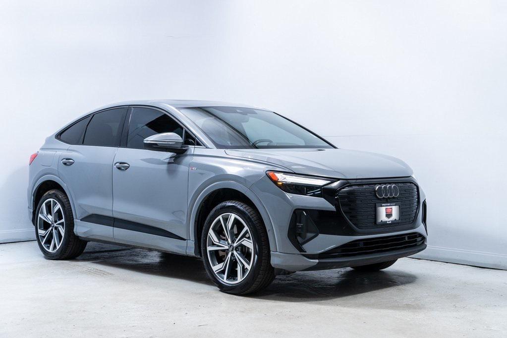 used 2024 Audi Q4 e-tron car, priced at $32,991