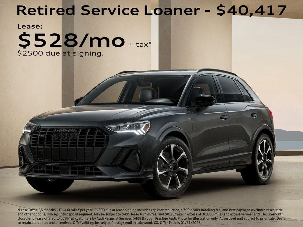 used 2025 Audi Q3 car, priced at $39,995