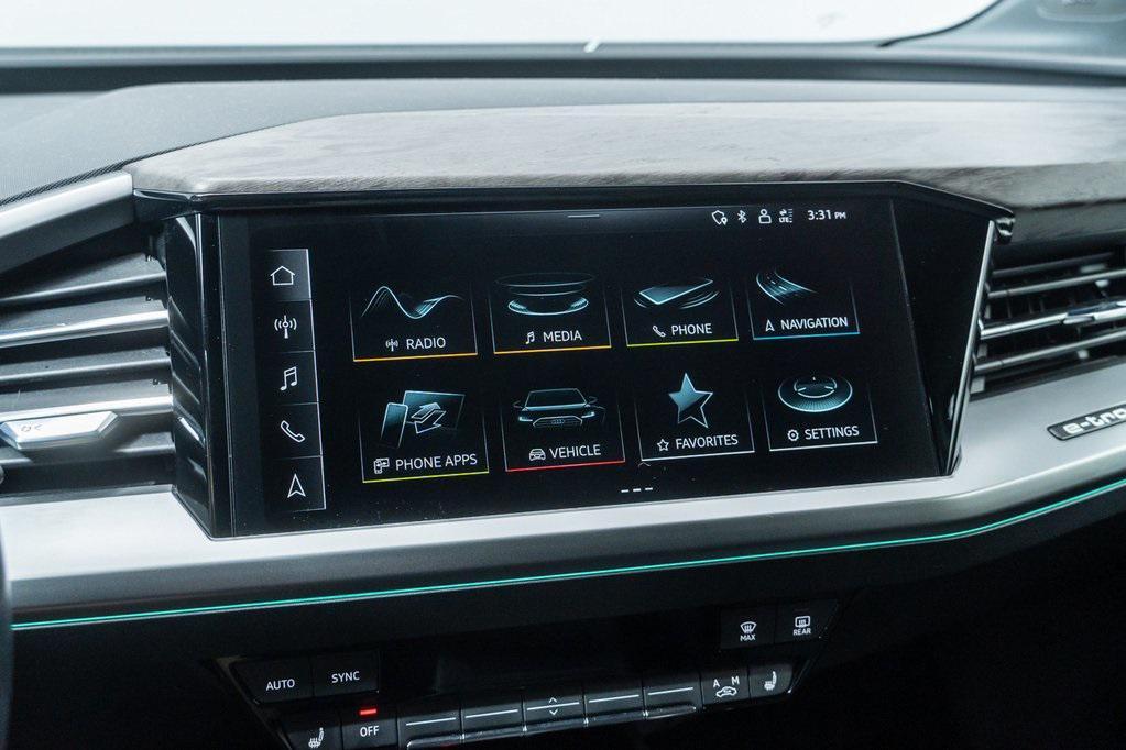used 2024 Audi Q4 e-tron car, priced at $32,991