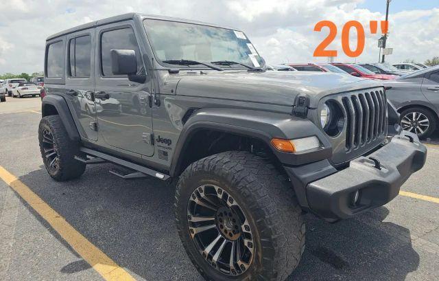 used 2021 Jeep Wrangler Unlimited car, priced at $21,995