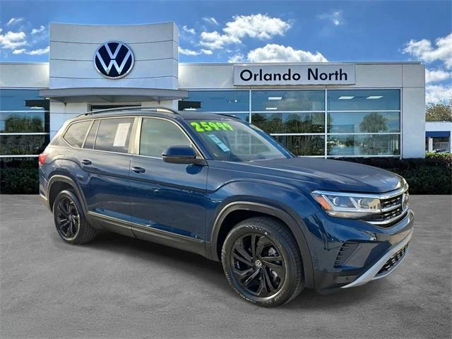used 2022 Volkswagen Atlas car, priced at $23,399