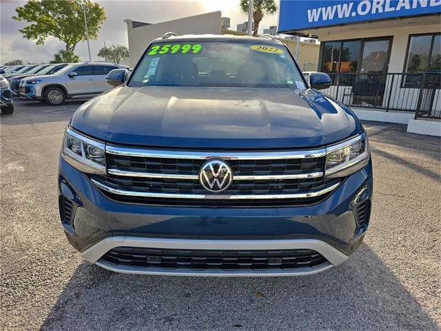 used 2022 Volkswagen Atlas car, priced at $23,399