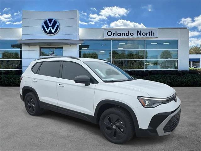 new 2025 Volkswagen Taos car, priced at $21,848