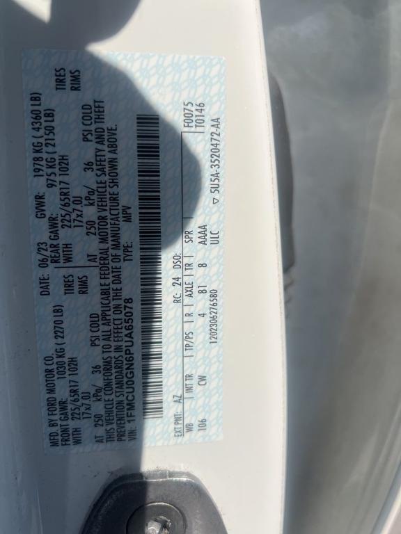 used 2023 Ford Escape car, priced at $20,470